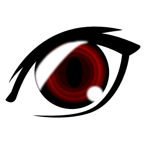 600x600 Vampire Eyes Clipart