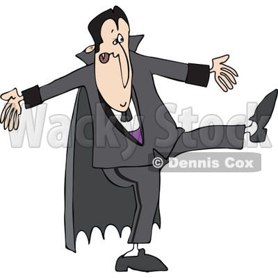 400x400 Of A Halloween Dracula Vampire Dancing