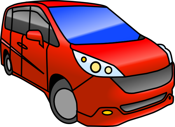 600x435 Minivan Clip Art