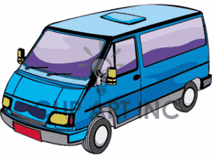 300x225 Minivan Clipart Black And White Clipart Panda