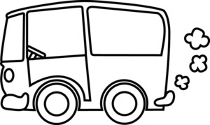 300x179 Van Clipart Image