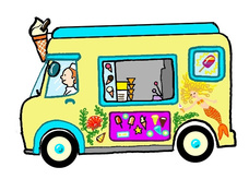 228x164 Ice Cream Van Clipart