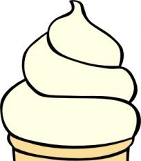 204x233 Ice Cream Cone (1 Scoop) Clip Art Free Vectors Ui Download