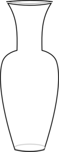 117x298 Totetude Vase Outline Clip Art