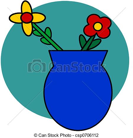 450x466 Vase Clipart Cartoon