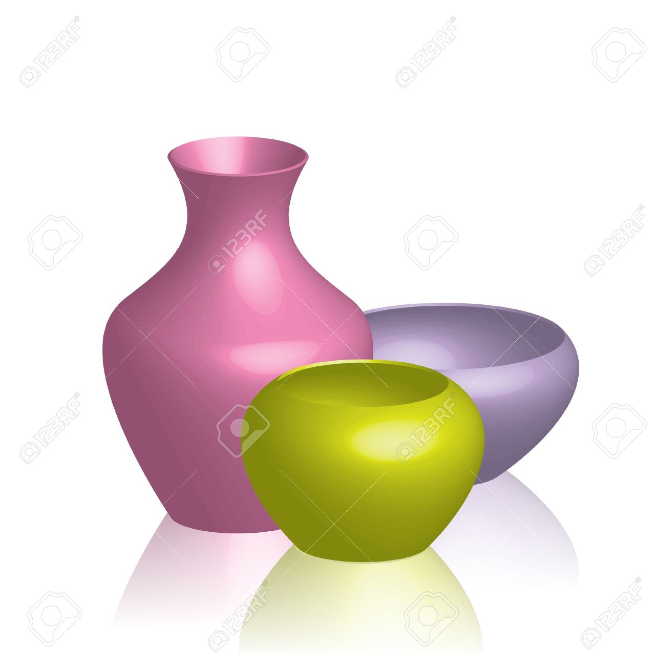 1281x1300 Vase Clipart Colorful