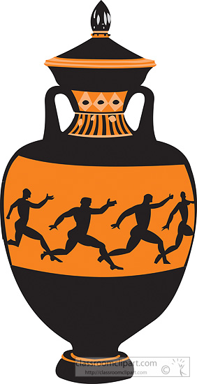 282x550 War Clipart Greek Vase