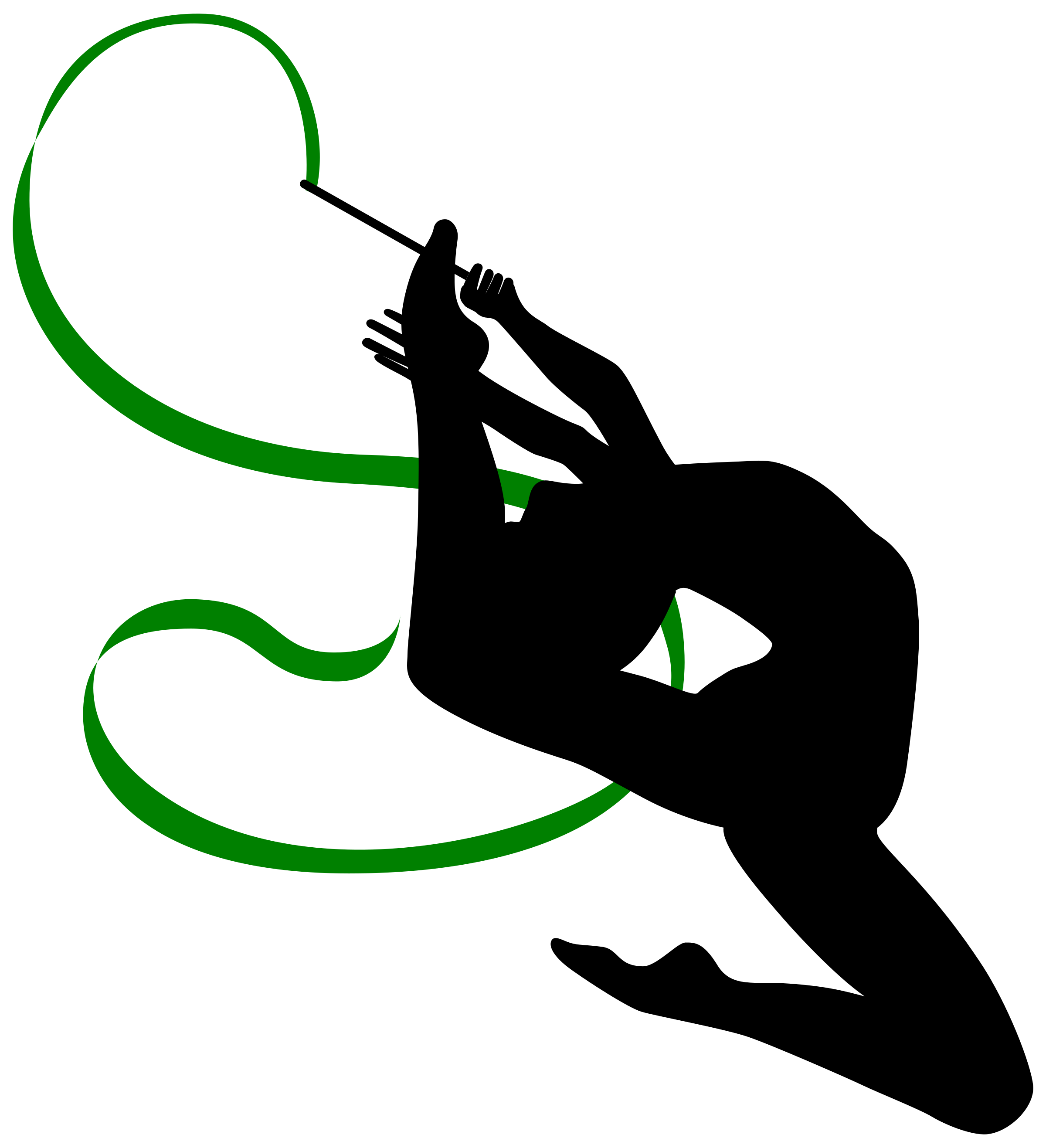 2400x2634 Gymnastics Clipart Silhouette Vault Cliparts And Others Art