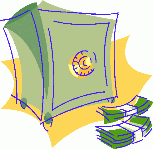 490x478 Money Vault Clipart