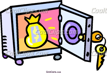 375x256 Money Vault Clipart