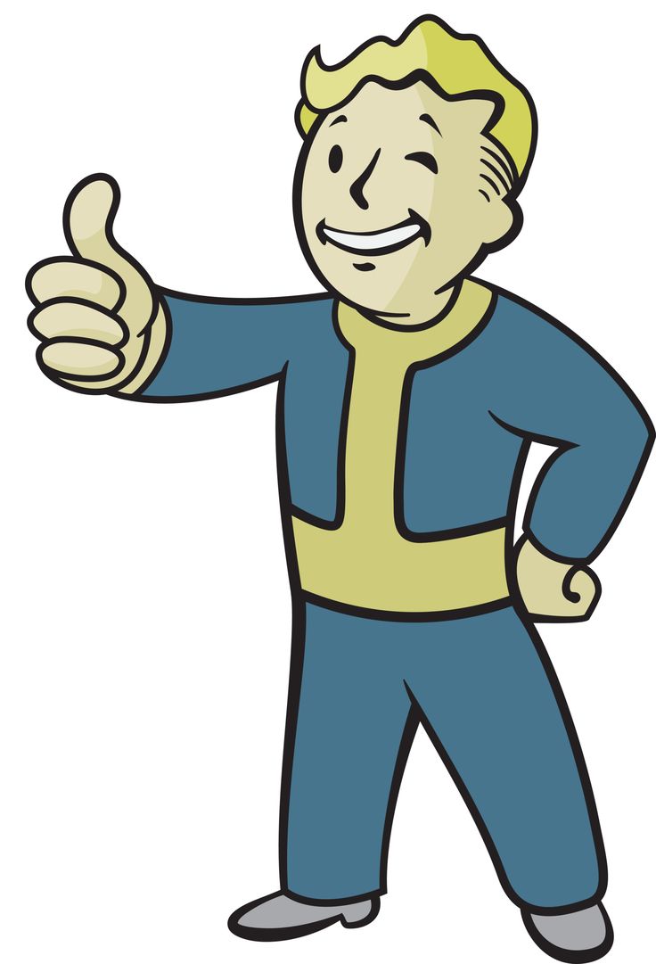 736x1081 Fallout Vault Boy, Game Tattoo Clipart Panda
