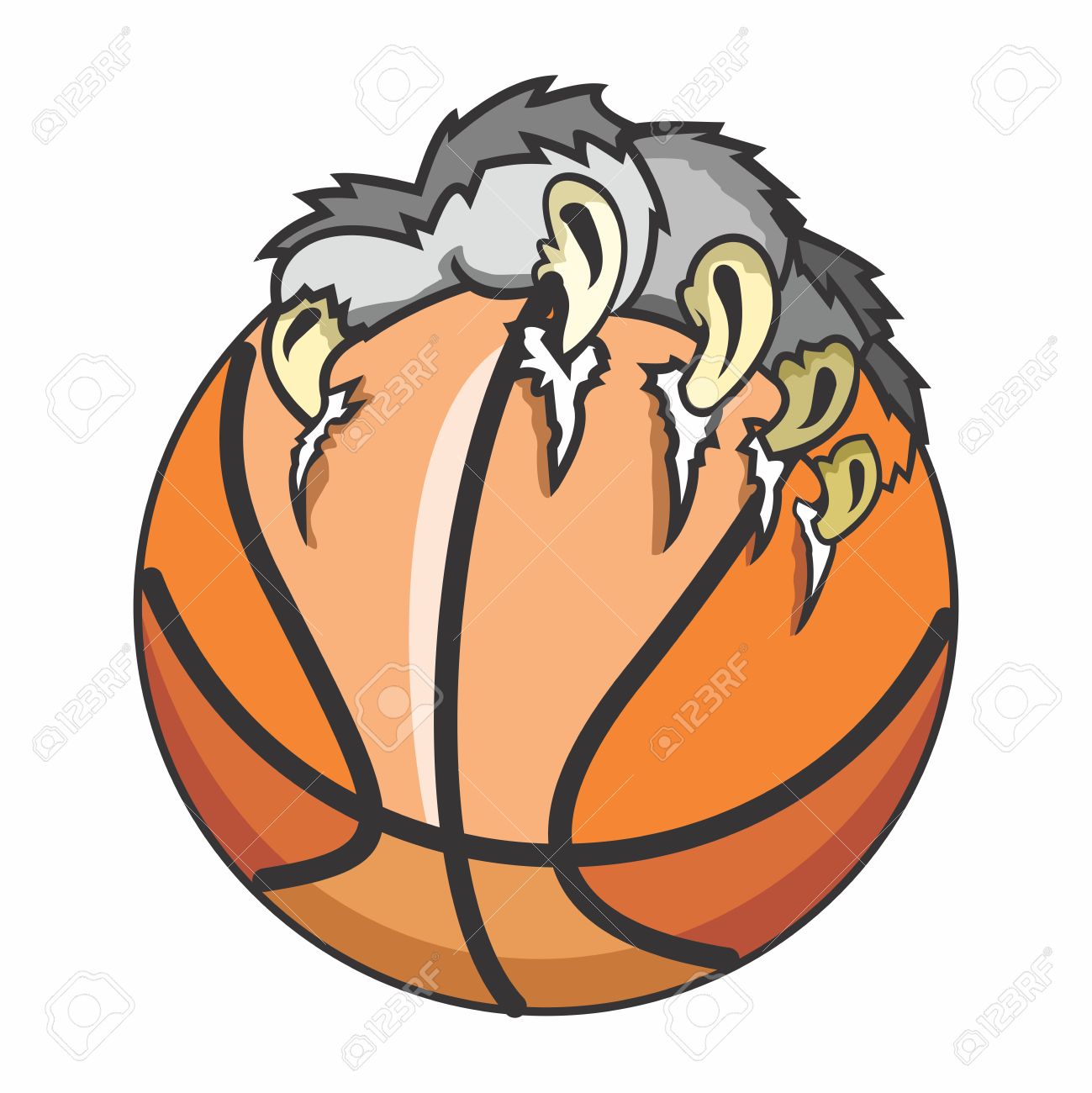 1299x1300 Wolf Clipart Basketball