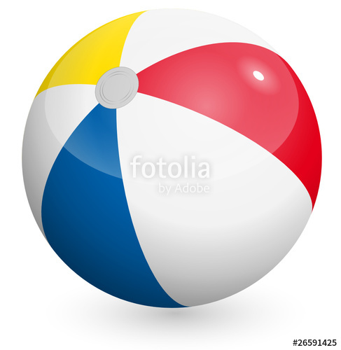 487x500 Beach Ball Vector Stock Image And Royalty Free Vector Files