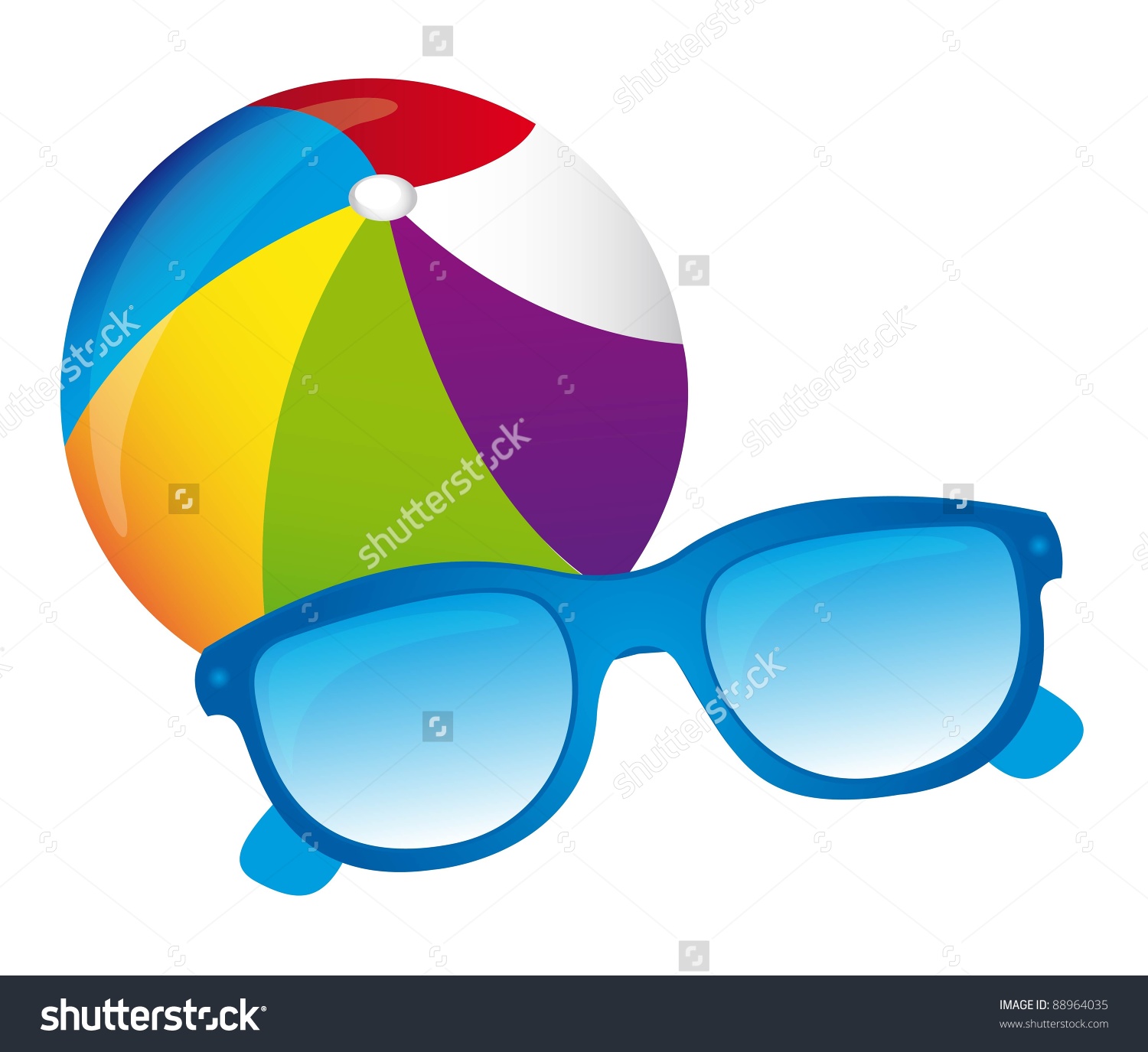 1500x1375 Sunglasses Beach Ball Clipart, Explore Pictures