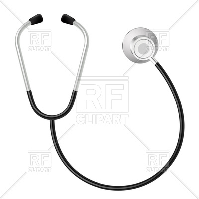 400x400 Medical Stethoscope Royalty Free Vector Clip Art Image