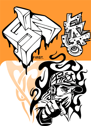300x416 Graffiti Clipart 2