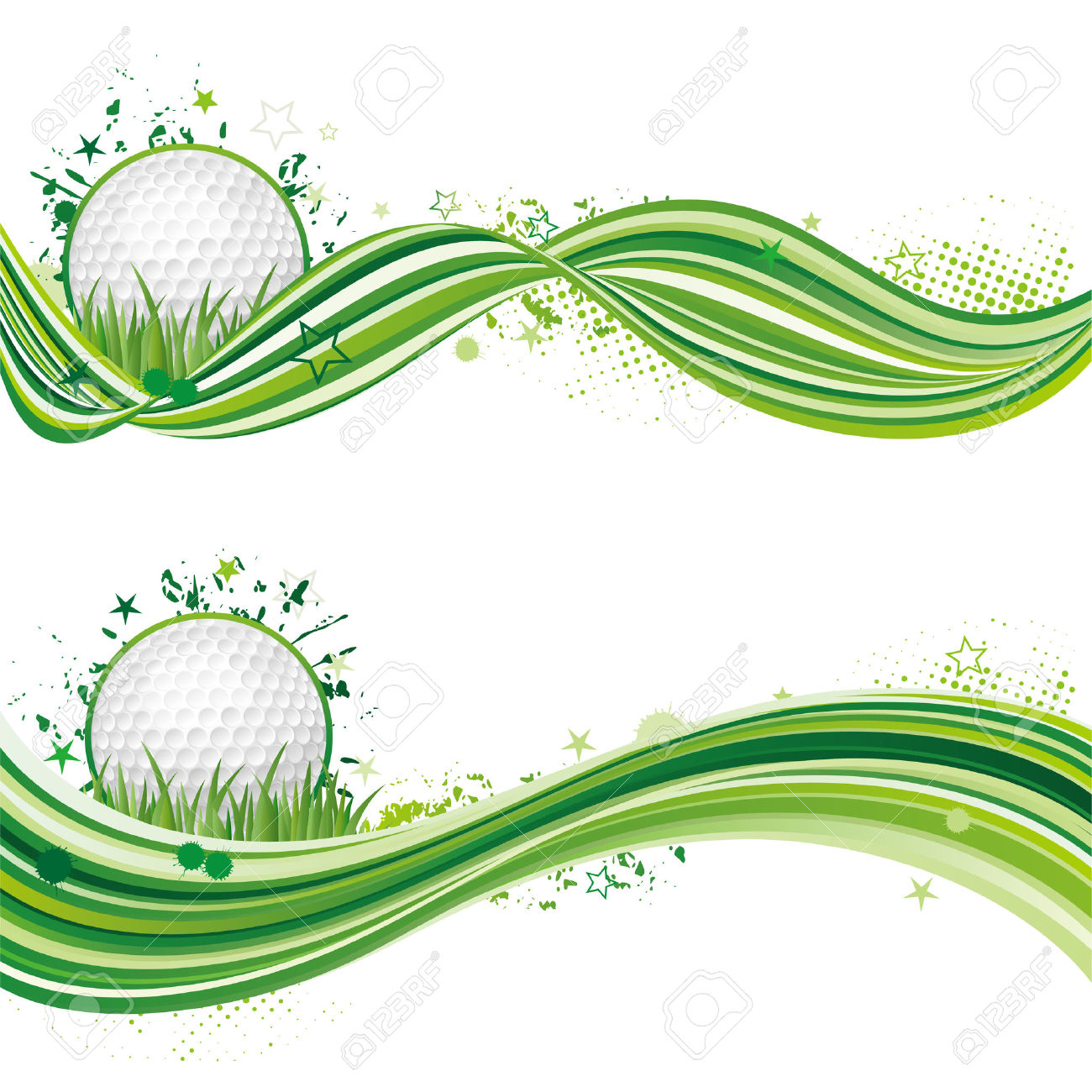 1300x1300 Golf Ball Clipart Border