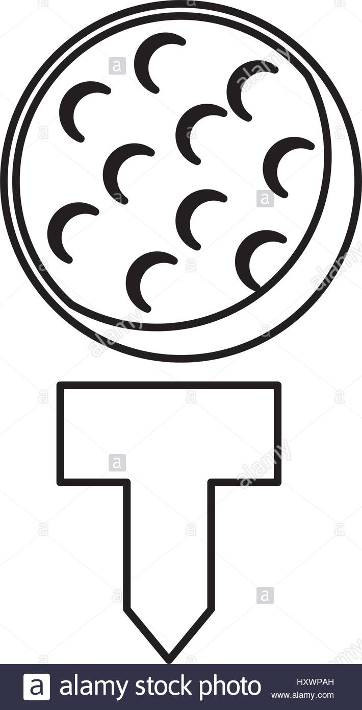 710x1390 Golf Ball Isolated Icon Stock Vector Art Amp Illustration, Vector