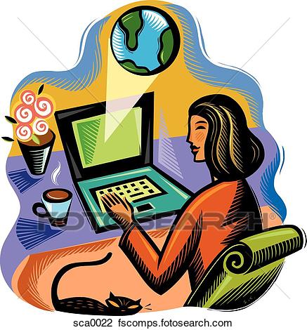 437x470 Clip Art Of World Wide Web Sca0022