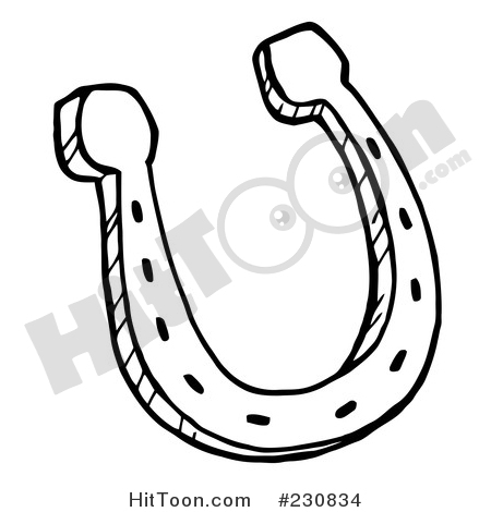 450x470 Horseshoe Clipart