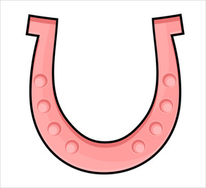 300x274 Horseshoe Vector Design Element Royalty Free Stock Image