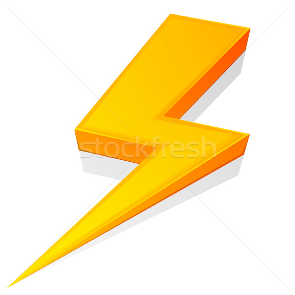 600x600 Lightning Bolt Vector Illustration Felix Pergande (Unkreatives