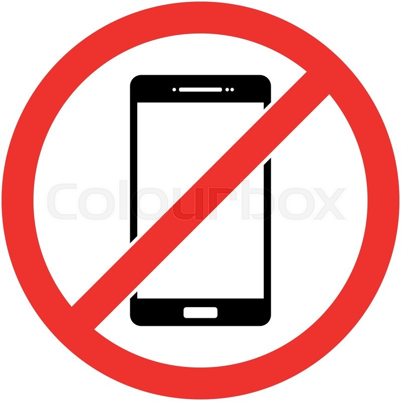 800x800 No Phone, Telephone, Cellphone And Smartphone Prohibited Symbol