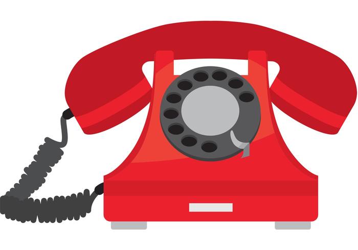 700x490 Old Phone Vector