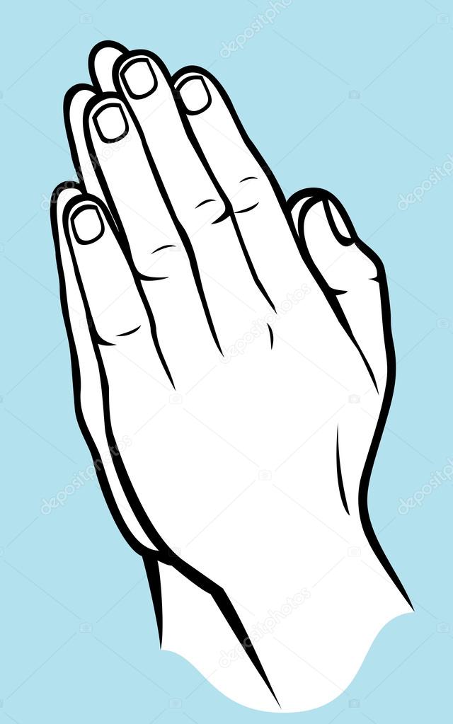 640x1023 Praying Hands (Vector Illustration Of Hands Folded In Prayer