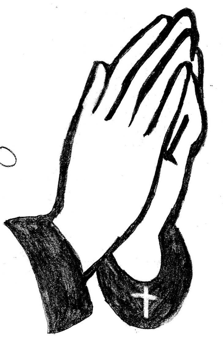 728x1100 Top Vector Praying Hands Clipart Best Drawing