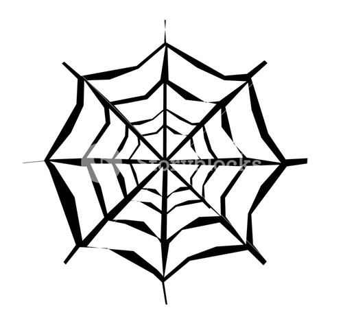500x481 Spider Web Vector Art Design Royalty Free Stock Image
