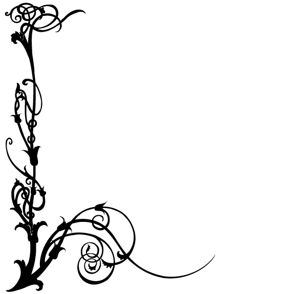 600x575 Art Nouveau Swirls Free Vector 123freevectors