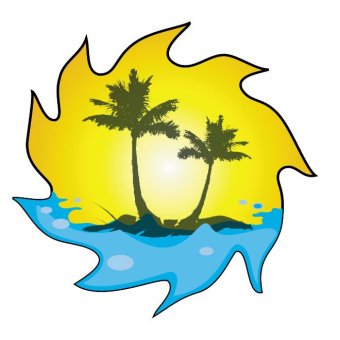 340x340 Palm Tree Clip Art Vectors Download Free Vector Art
