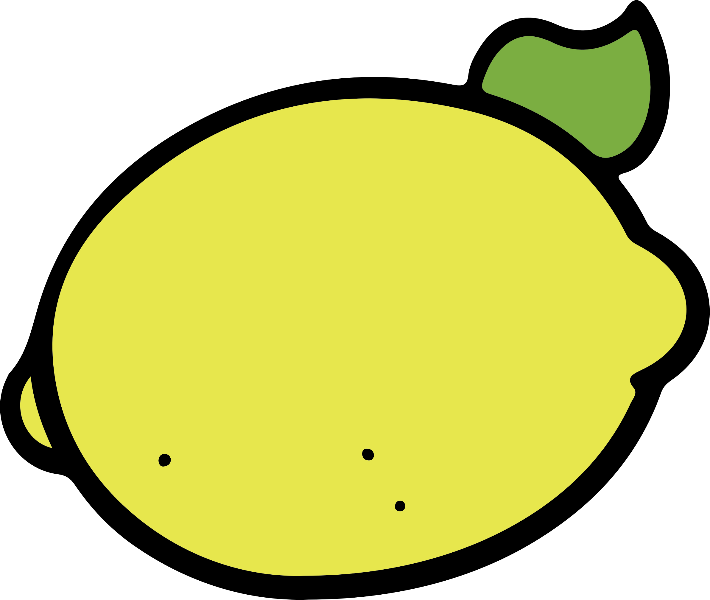 2384x2014 Lemon Clipart
