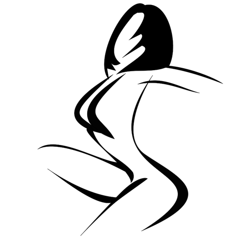 500x494 21070 Free Black Woman Silhouette Clip Art Public Domain Vectors