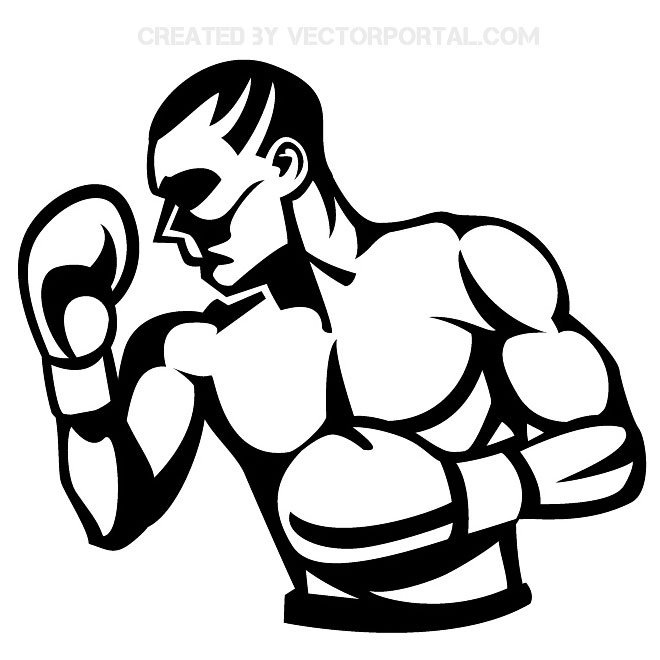 660x660 Boxer Clip Art Free Vector 123freevectors