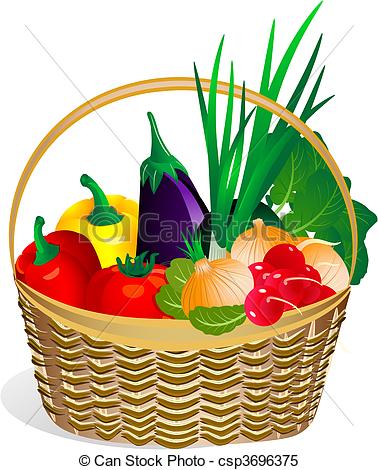 378x470 Basket Clipart Vegetable Basket