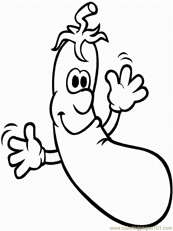 590x786 Vegetable Coloring Page 10 Coloring Page