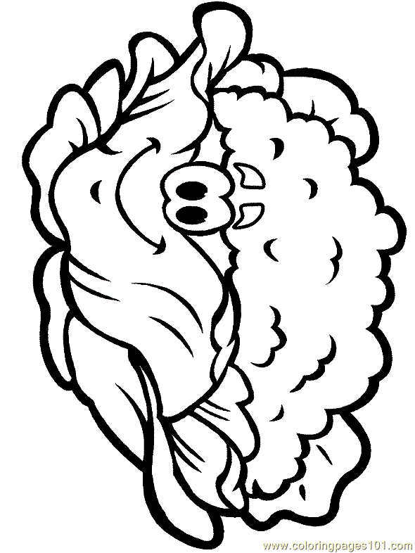 590x786 Vegetable Coloring Page 11 Coloring Page