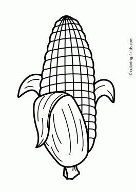 265x375 Vegetables Coloring Pages For Kids Free, Printable And Online