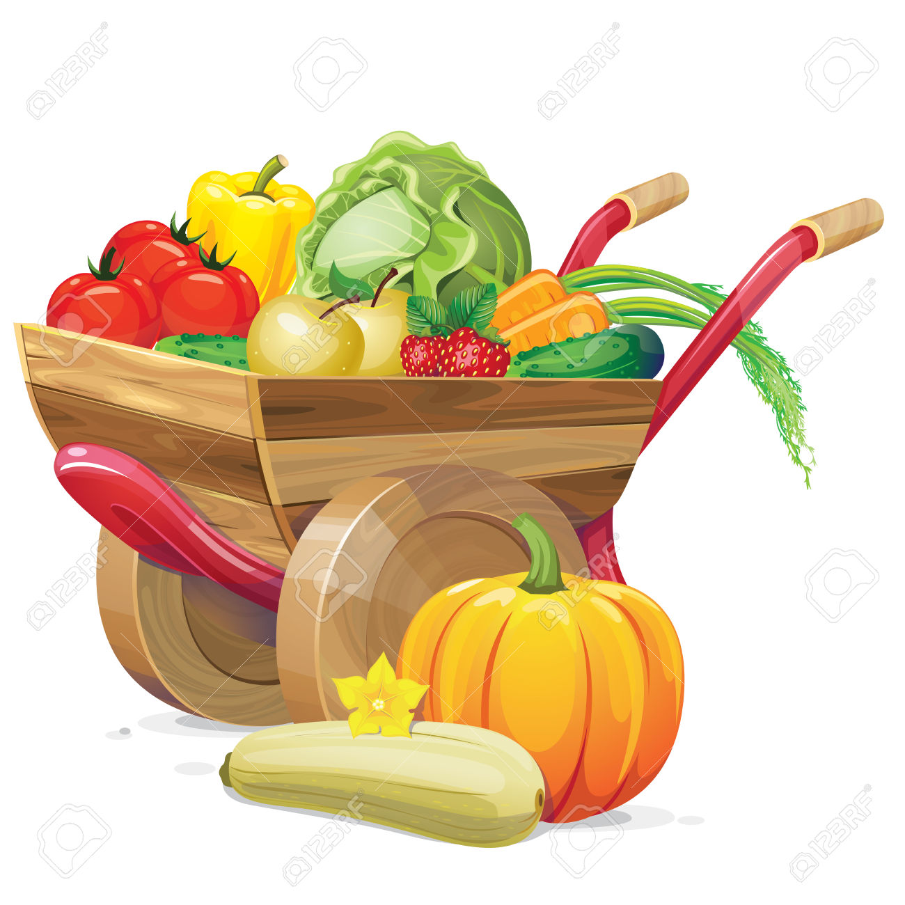1300x1300 Vegetables Clip Art