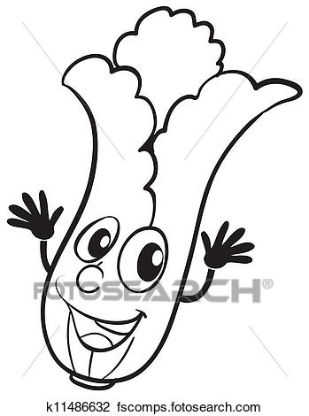 349x470 Clipart Of Vegetable On White K11486632