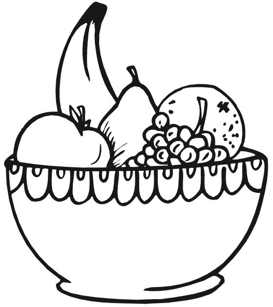 559x629 Vegetables Clipart Fruit Bowl