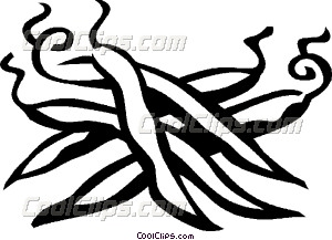 300x217 Green Beans Vector Clip Art