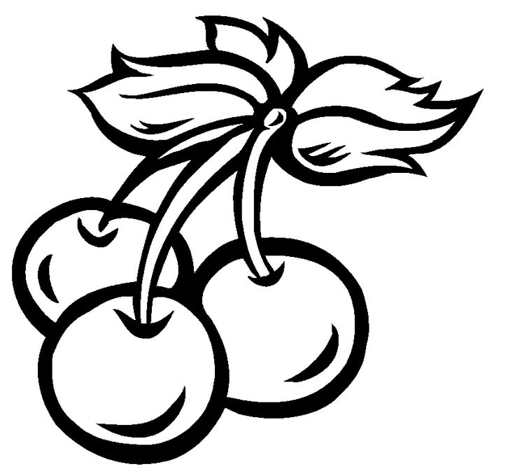 736x680 Black And White Clipart Of Fruits And Vegetables