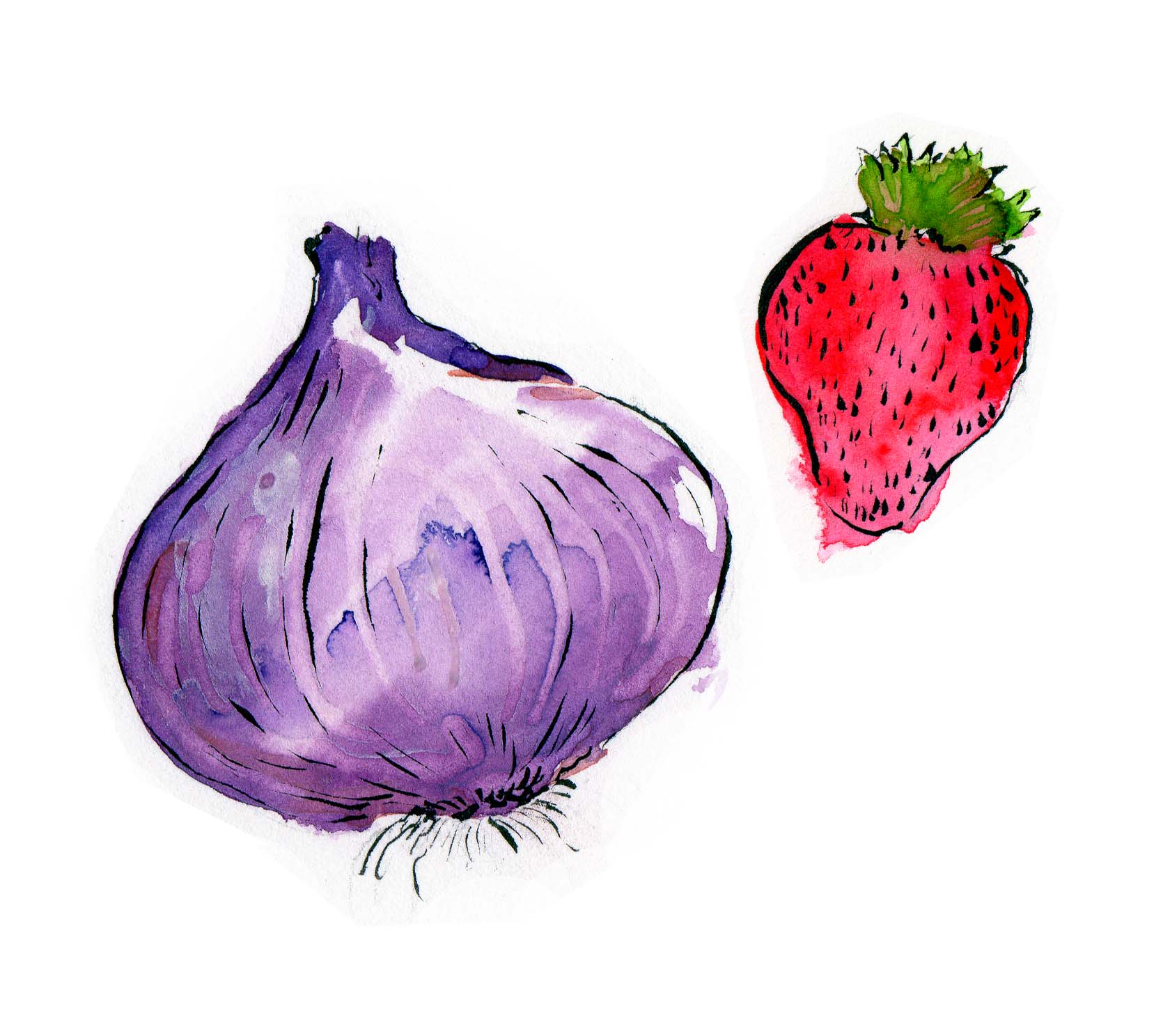 1680x1488 Fruit And Vegetables Drawings Clipart Panda