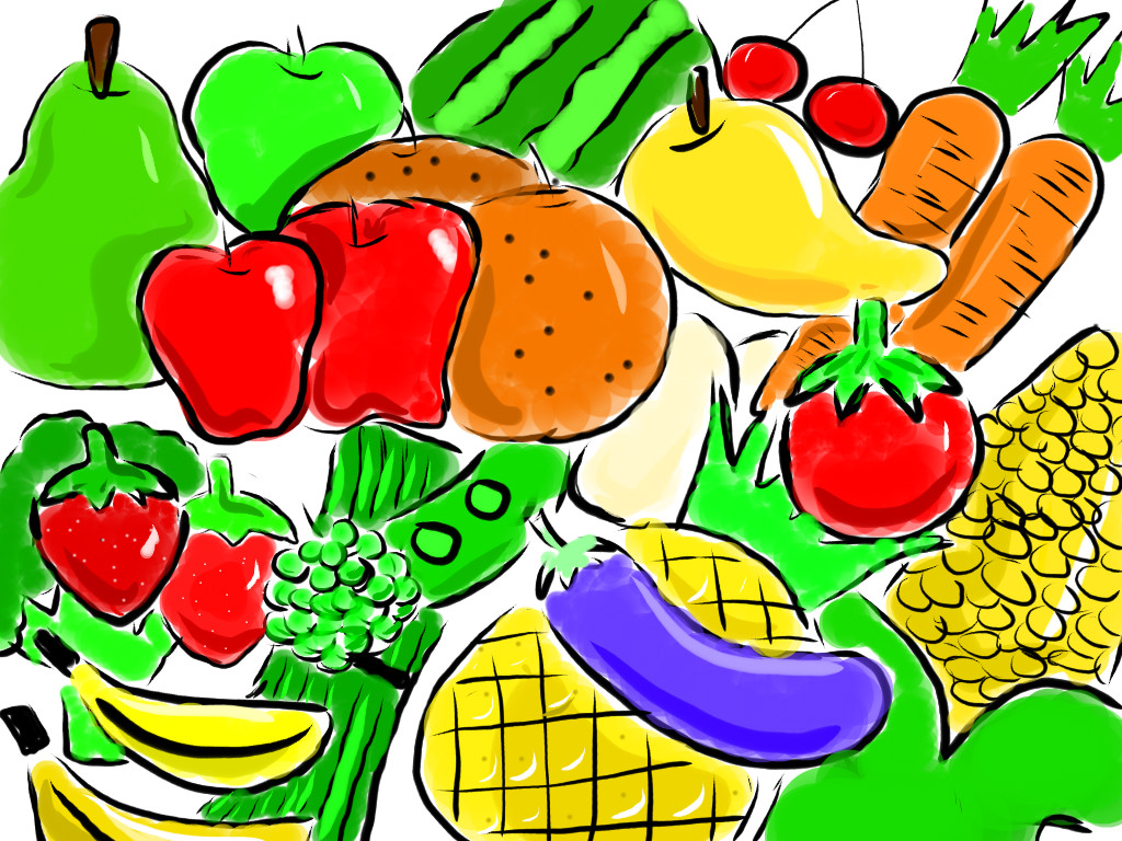 1024x768 Fruits Amp Vegetables Clipart Nutrition Month