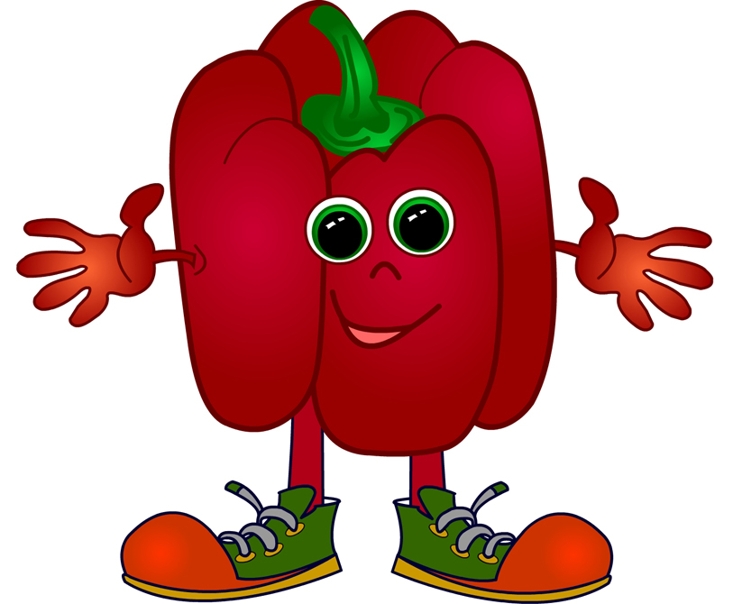 813x670 Vegetables With Faces Clipart