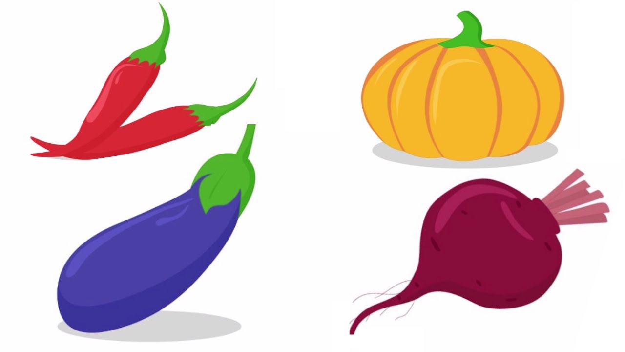 1280x720 Vegetables Kids In English Learn Vegetables Names