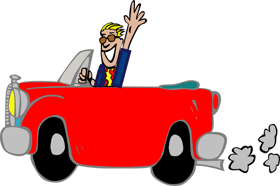 960x638 Family In 50s Car Clipart Transparent